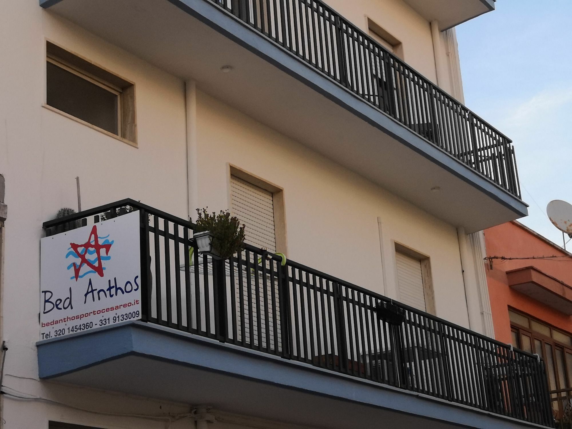 Bed Anthos Porto Cesareo Bed & Breakfast Exterior photo